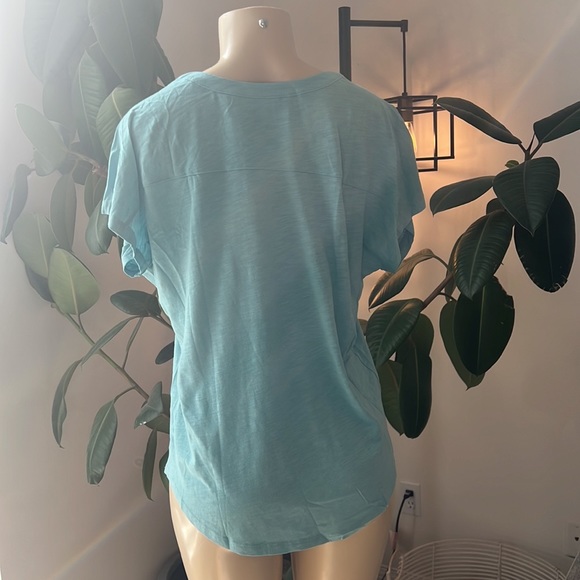 NEW Black Bow Women’s Slub Henley T-shirt - Picture 4 of 4